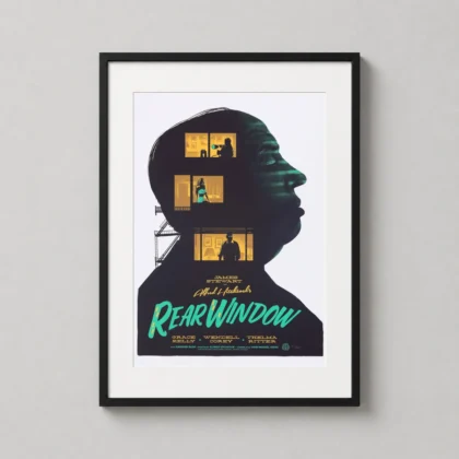 Alfred Hitchcocks Rear Window Mondo Poster - movie poster from MerchFuse