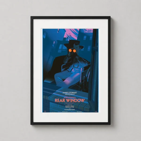 Alfred Hitchcock's Rear Window by Laurent Durieux Movie Poster