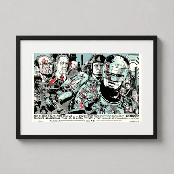 RoboCop Tyler Stout Mondo Sci-Fi Dystopian Movie Poster