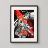 Rogue One Jyn Erso and Rebel Alliance Crew Mondo Style Movie Poster