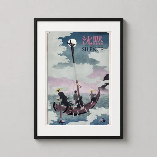 Martin Scorsese Silence Jonathan Burton Ukiyo-e Movie Poster