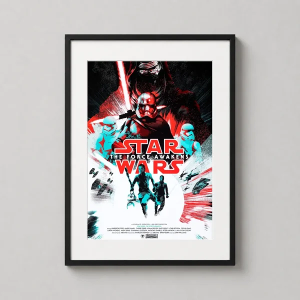 Star Wars The Force Awakens Matt Taylor Mondo Movie Poster