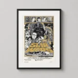 Star Wars A New Hope Tyler Stout Illustrated Movie Poster