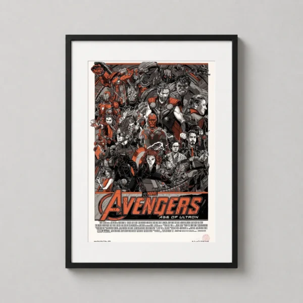 Avengers Age of Ultron Tyler Stout Illustration Movie Poster