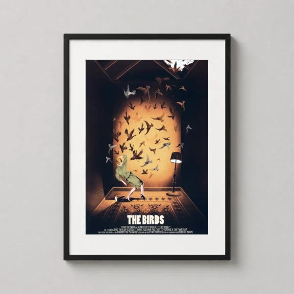 Alfred Hitchcock's The Birds Adam Simpson Mondo Movie Poster