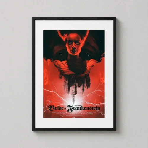 Bride of Frankenstein Greg Ruth Mondo Style Horror Movie Poster