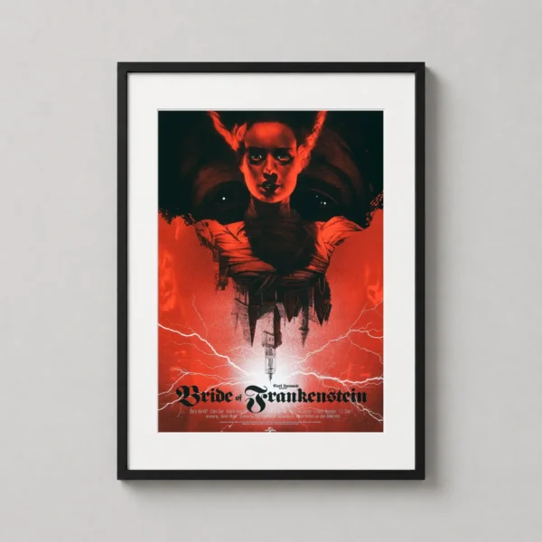 Bride of Frankenstein Greg Ruth Mondo Style Horror Movie Poster