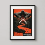 The Burning Phantom City Creative Horror Movie Poster