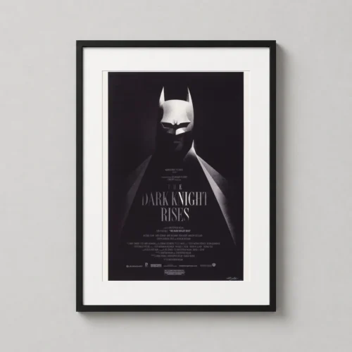 Batman The Dark Knight Rises Olly Moss Mondo Minimalist Movie Poster