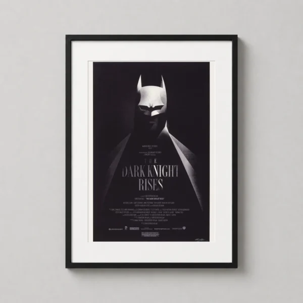 Batman The Dark Knight Rises Olly Moss Mondo Minimalist Movie Poster