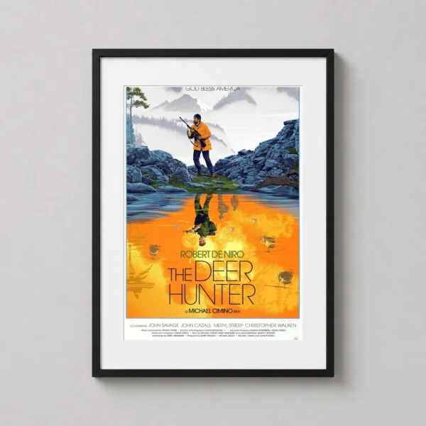 The Deer Hunter Laurent Durieux Illustration Movie Poster