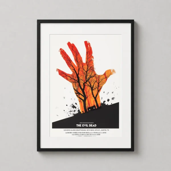 The Evil Dead Olly Moss Mondo Horror Movie Poster