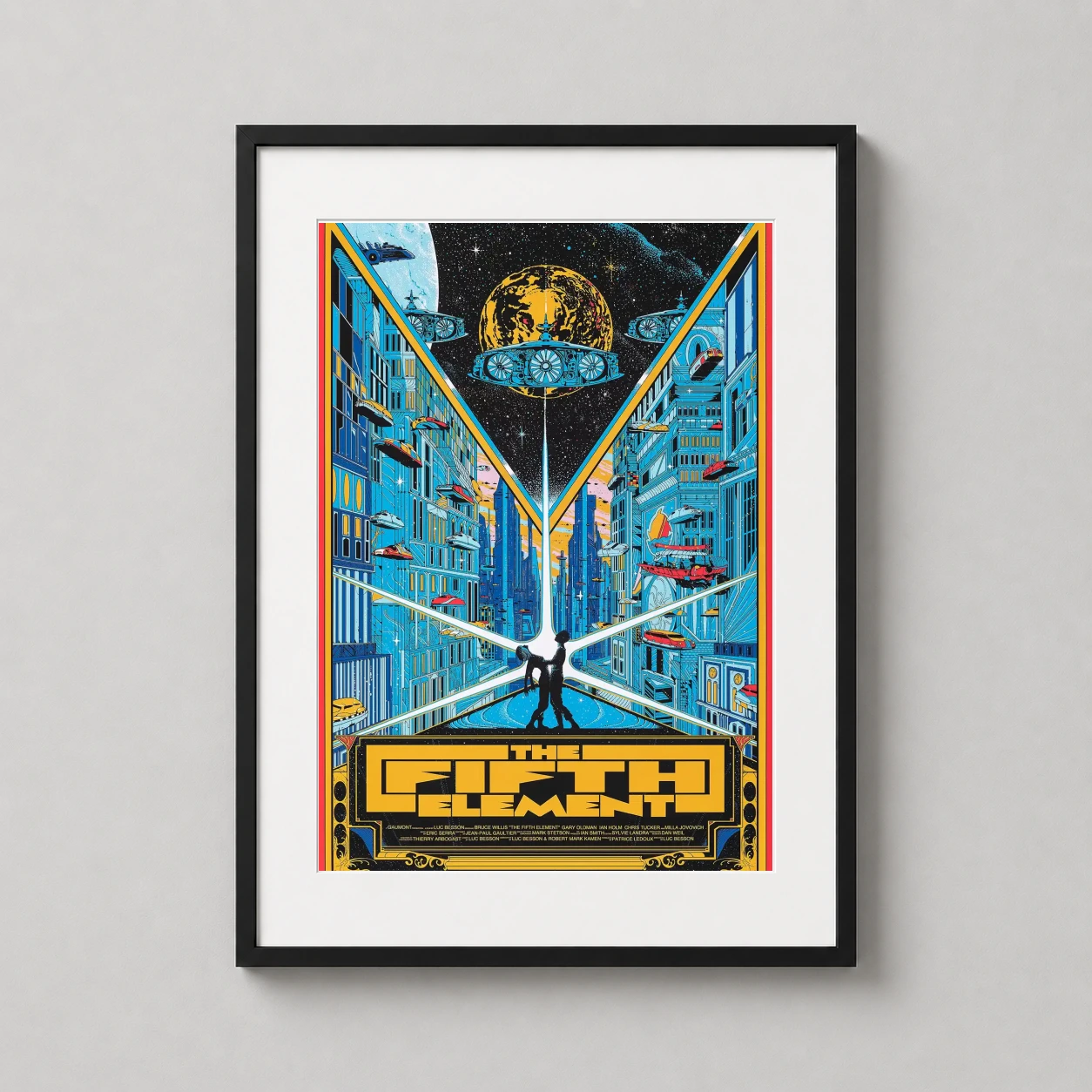 Fifth Element Kilian Eng Neo — detailed Kilian Eng illustration of The Fifth Element featuring Leeloo