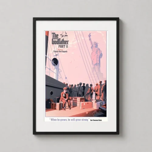 Vito Corleone Arrival, The Godfather Part II Movie Poster