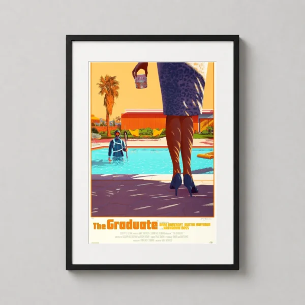 The Graduate Mrs. Robinson Leg Scene Movie Poster