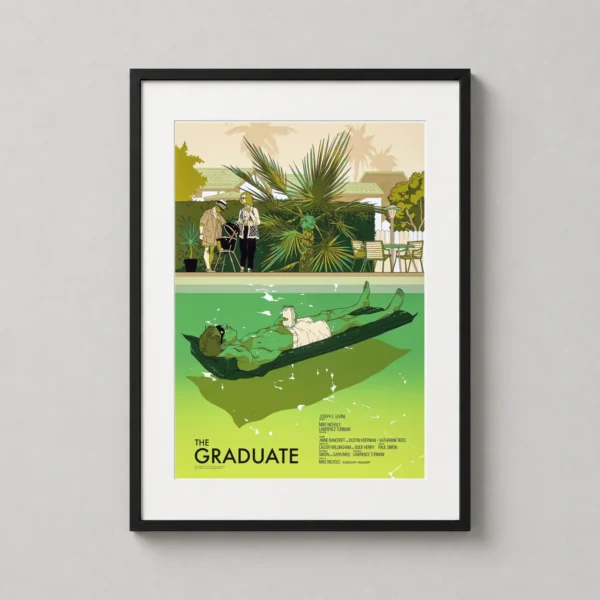 The Graduate Tomer Hanuka Pool Scene Movie Poster