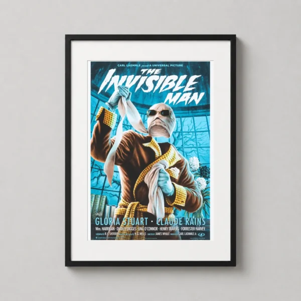 The Invisible Man 1933 Mondo Movie Poster by Jason Edmiston