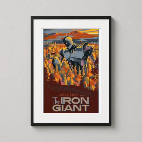 The Iron Giant Laurent Durieux Mondo Alternative Movie Poster