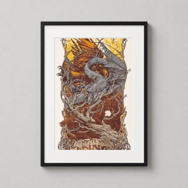 The Return of the King Mondo Poster by Aaron Horkey Movie Poster