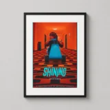 The Shining Overlook Hotel Hallway by Laurent Durieux Movie Poster