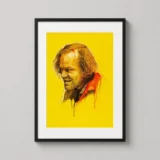 Jack Torrance Portrait, The Shining Illustrative Movie Poster