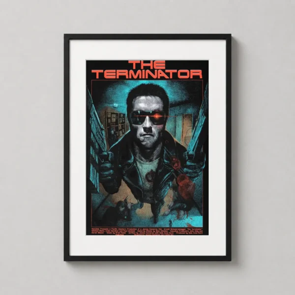 The Terminator John Barry Ballaran Commissioned Movie Poster