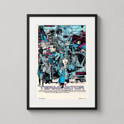 Terminator 1984 Tyler Stout Movie - movie poster from MerchFuse