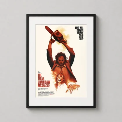 Texas Chain Saw Massacre Mondo Art - movie poster from MerchFuse