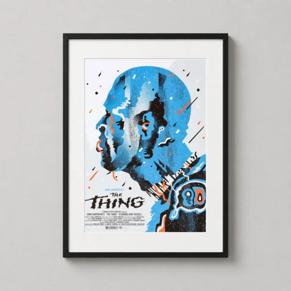 John Carpenter's The Thing Abstract Mondo Horror Movie Poster