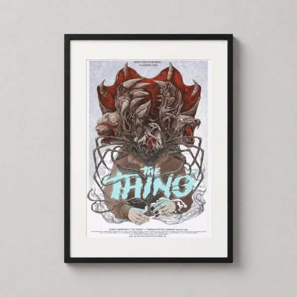 John Carpenter's The Thing Randy Ortiz Mondo Movie Poster
