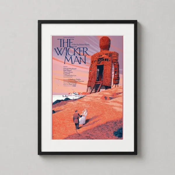 The Wicker Man 1973 Mondo Movie Poster by Laurent Durieux