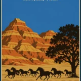 Theodore Roosevelt National Park, North Dakota Badlands Poster