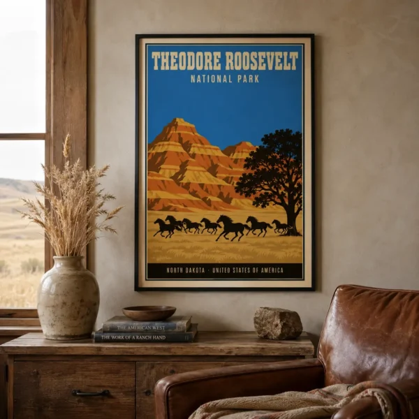 Theodore Roosevelt National Park, North Dakota Badlands Poster