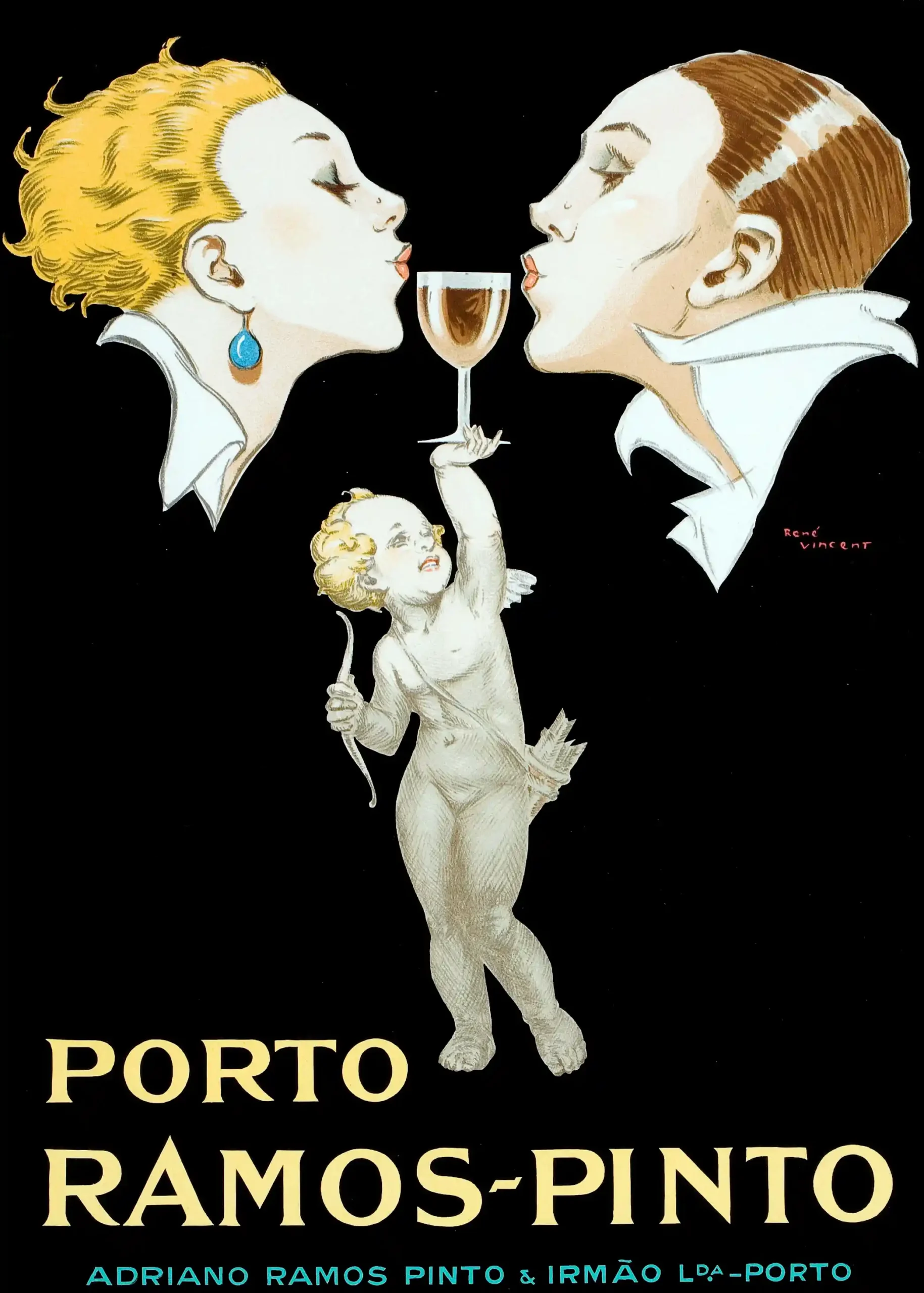 Rene Vincent French Poster with French advertising poster associated in the filename with, MerchFuse vintage advertising wall art
