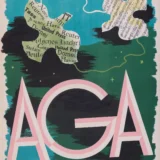 AGA Radio Poster, 1940s Product Advertising Wall Art Print