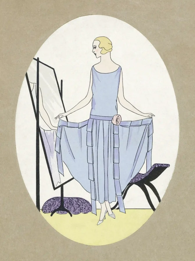 1928 Fabrics Poster with 1928 fabrics advertisement with textile product wording, MerchFuse vintage advertising wall art
