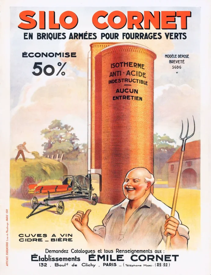 Agricultural Lot Poster with agricultural advertising artwork from about 1928 with, MerchFuse vintage advertising wall art