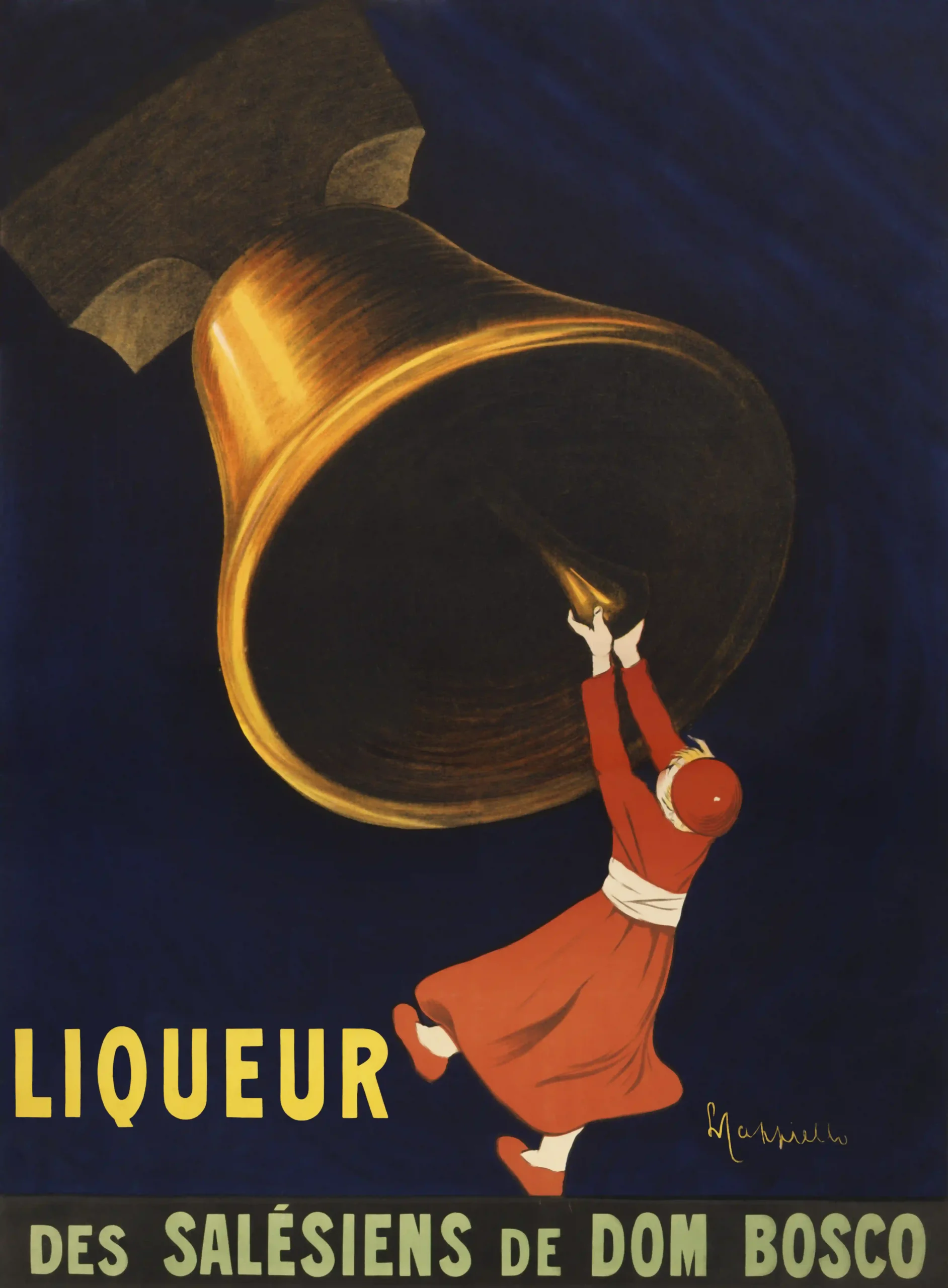 Angelus Liqueur Poster with Angelus liqueur advertising by Leonetto Cappiello from 1907, MerchFuse vintage advertising wall art