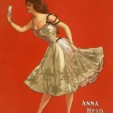 Anna Held Poster, 1899 Entertainment Wall Art Print