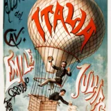 Emile Julhes Flight Poster, 1890 Early Aviation Print
