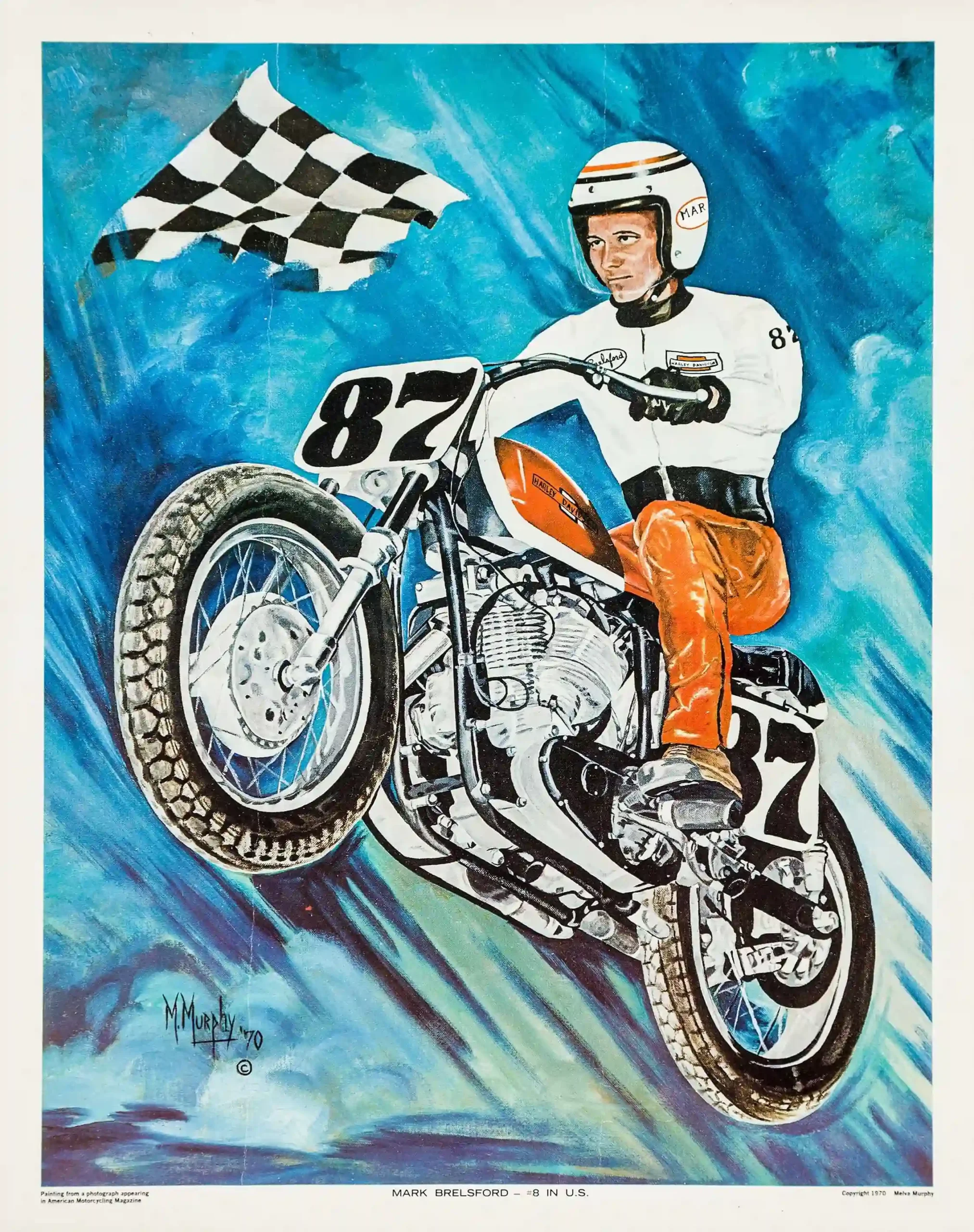Jesse Alexander Motorsport Poster with second At Speed advertising artwork connected to Jesse, MerchFuse vintage advertising wall