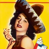 Avalon Cigarettes Poster, 1940s Baseball Wall Art Print