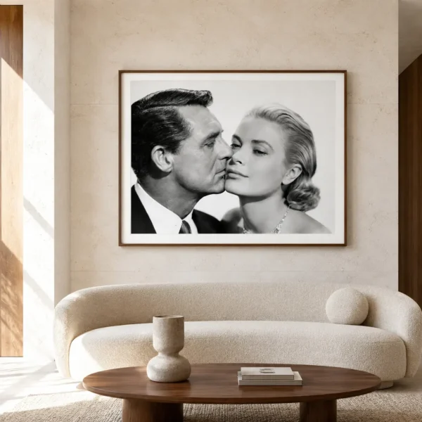 Grace Kelly Cary Grant Thief Couple Print Movie Poster