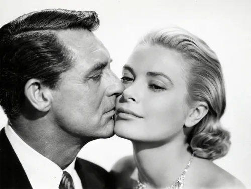 Grace Kelly Cary Grant Thief Couple Movie Poster