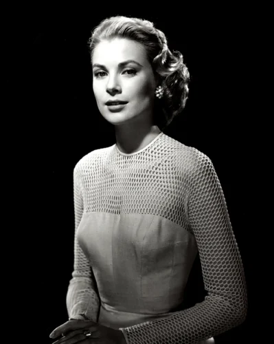 Grace Kelly Studio Poster, 1955 Mesh Sleeve Portrait Photography Print