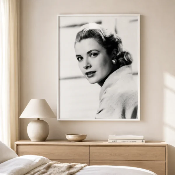 Grace Kelly Photo Print, Paramount Side Profile Portrait