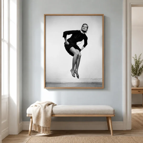 Grace Kelly Poster, 1953 Jumping Studio Photography Print