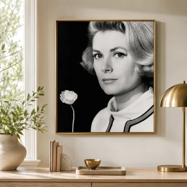 Grace Kelly Wall Art, Flower Close-Up Portrait Print Photography Print