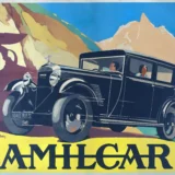 Amilcar Maurice Barbey Poster, French Automobile Print