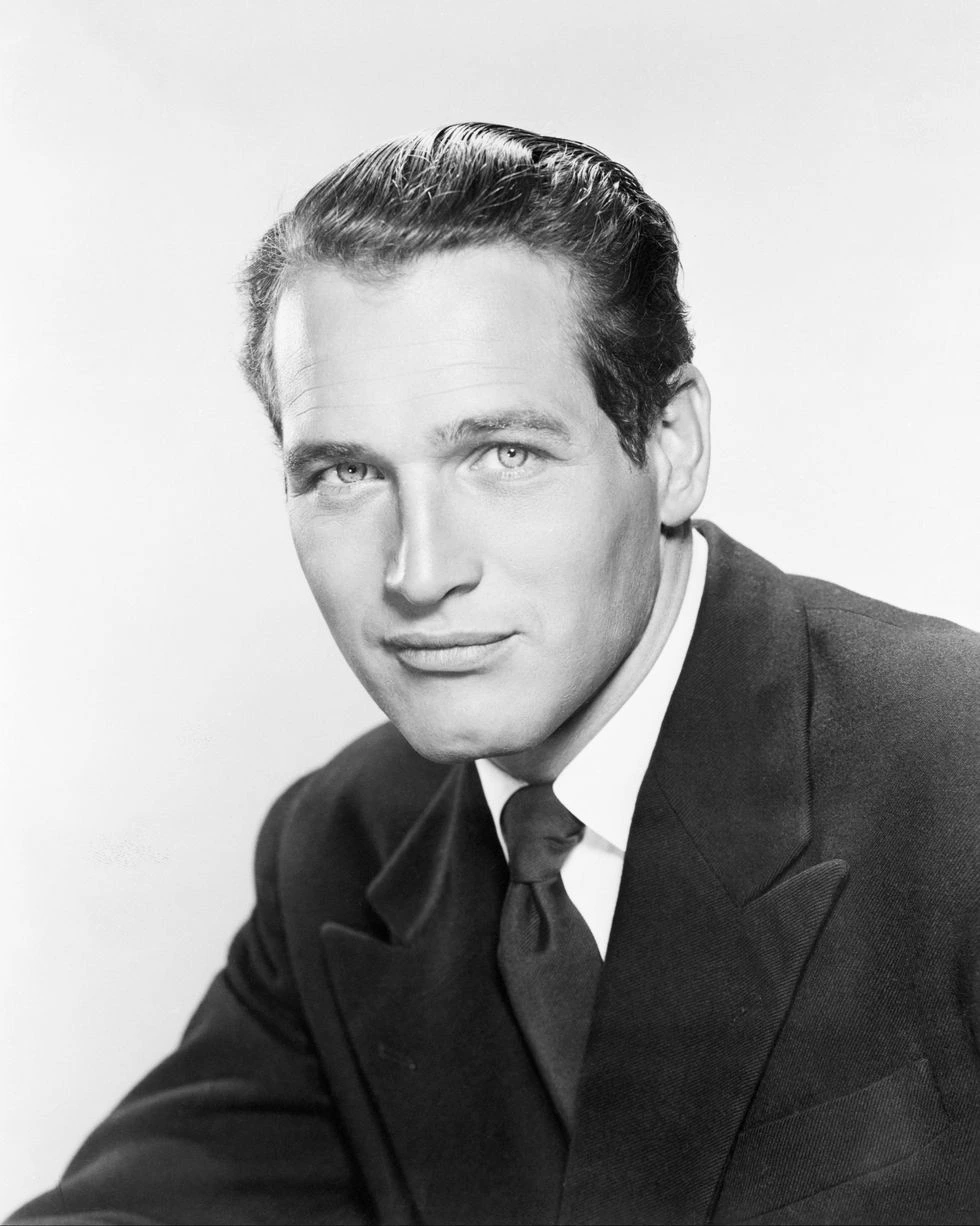 Paul Newman Pillow — paul Newman is shown in a relaxed close portrait with cushion detail